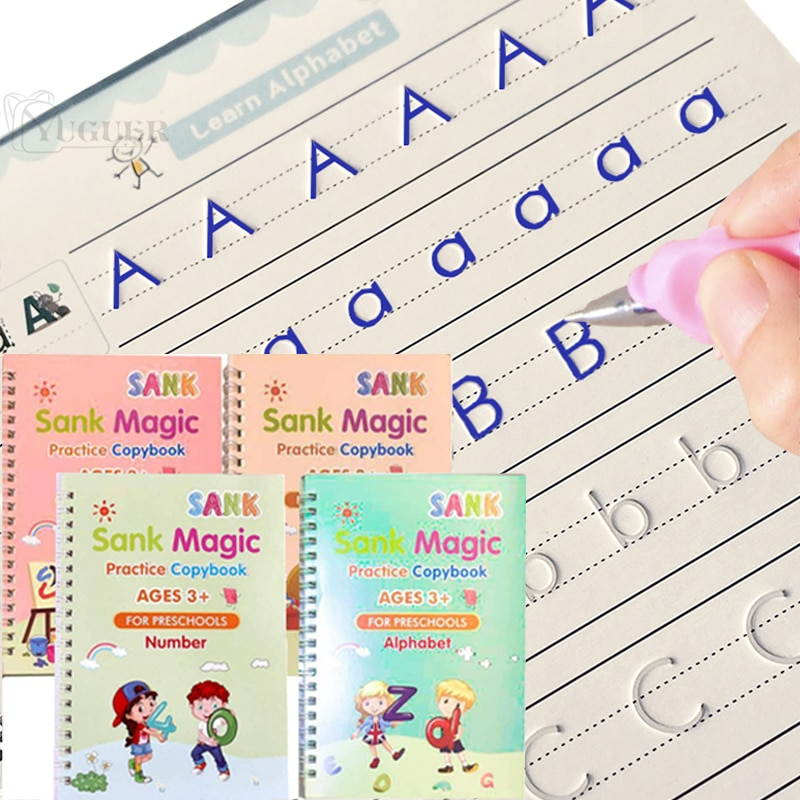 ScribbleJoy Livre - Cahier Educatif Réutilisable pour Enfants