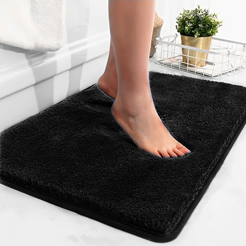 Floroux - Tapis de bain doux, épais et très absorbant