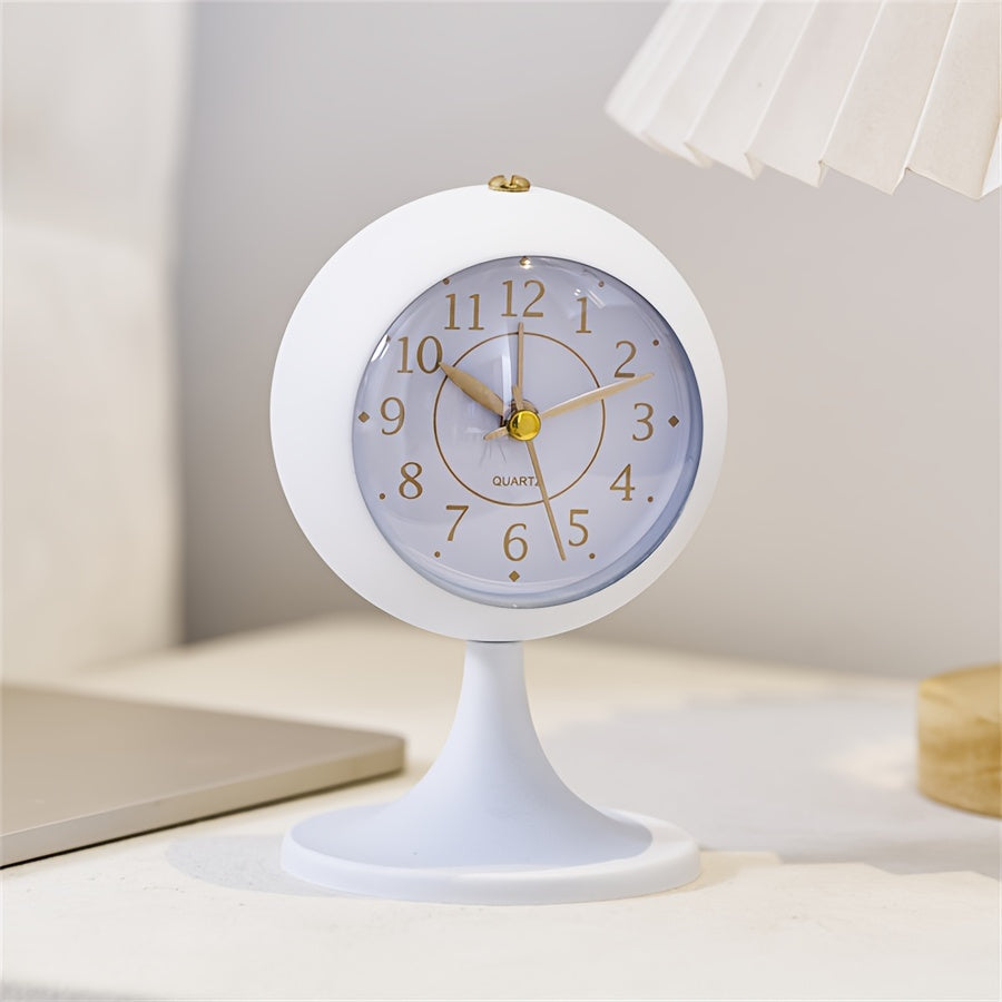 CartoonGlow Horloge - Luxe Réveil LED avec Accents Dorés