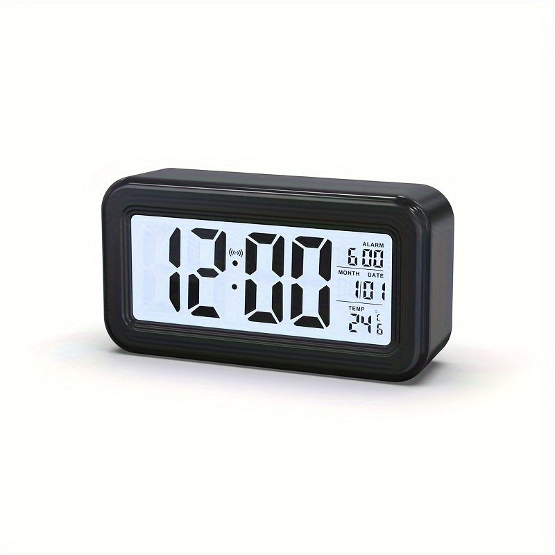 Horloge Réveil Floroux avec Écran LCD - Affichage de la Date et de la Température