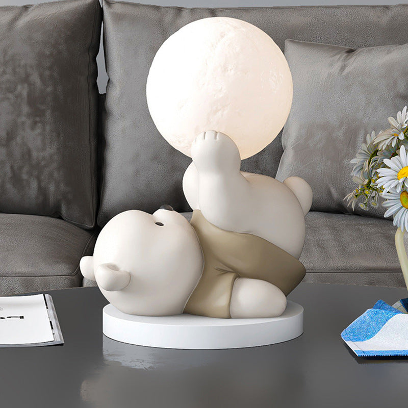 Floroux Bear | Lampe de touche ours en peluche