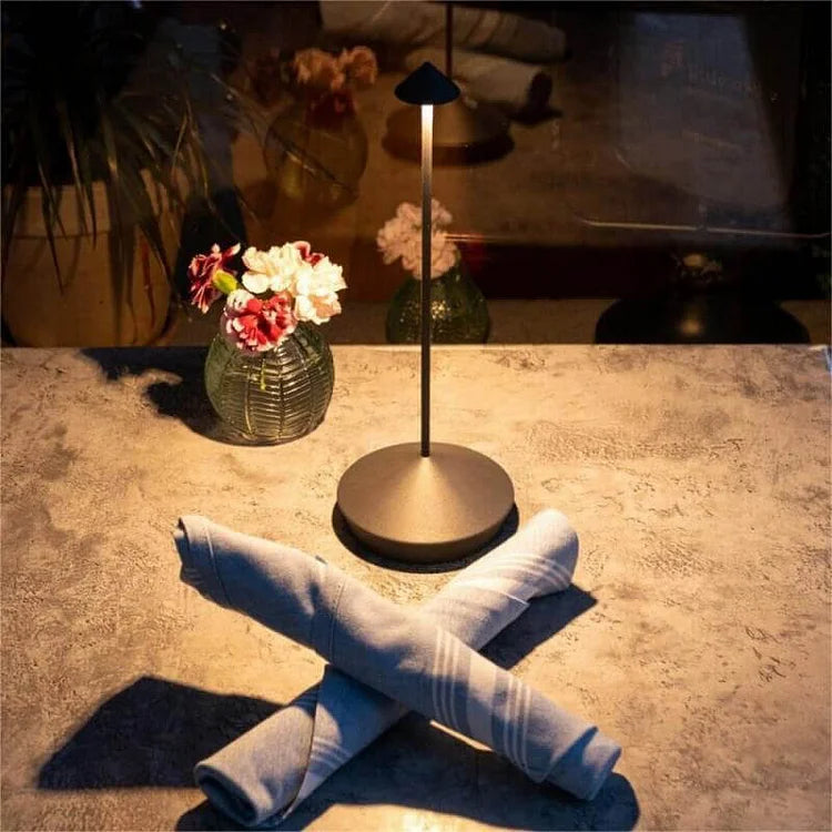 Floroux - Élégante et Portable Lampe de Table Sans Fil avec Luminosité Réglable