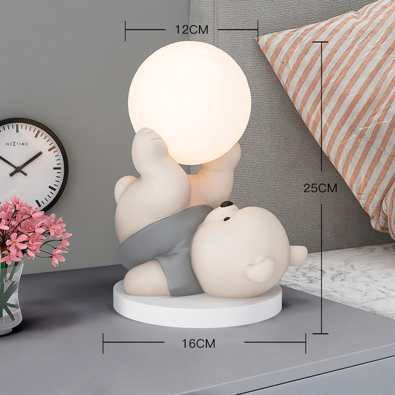 Floroux Touch Lampe | LED veilleuse ours en peluche | lumière d'ambiance & décoration de chambre d'enfant