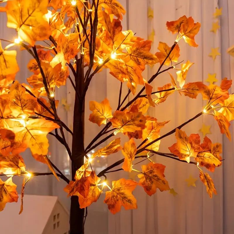 Arbre en érable illuminé Floroux