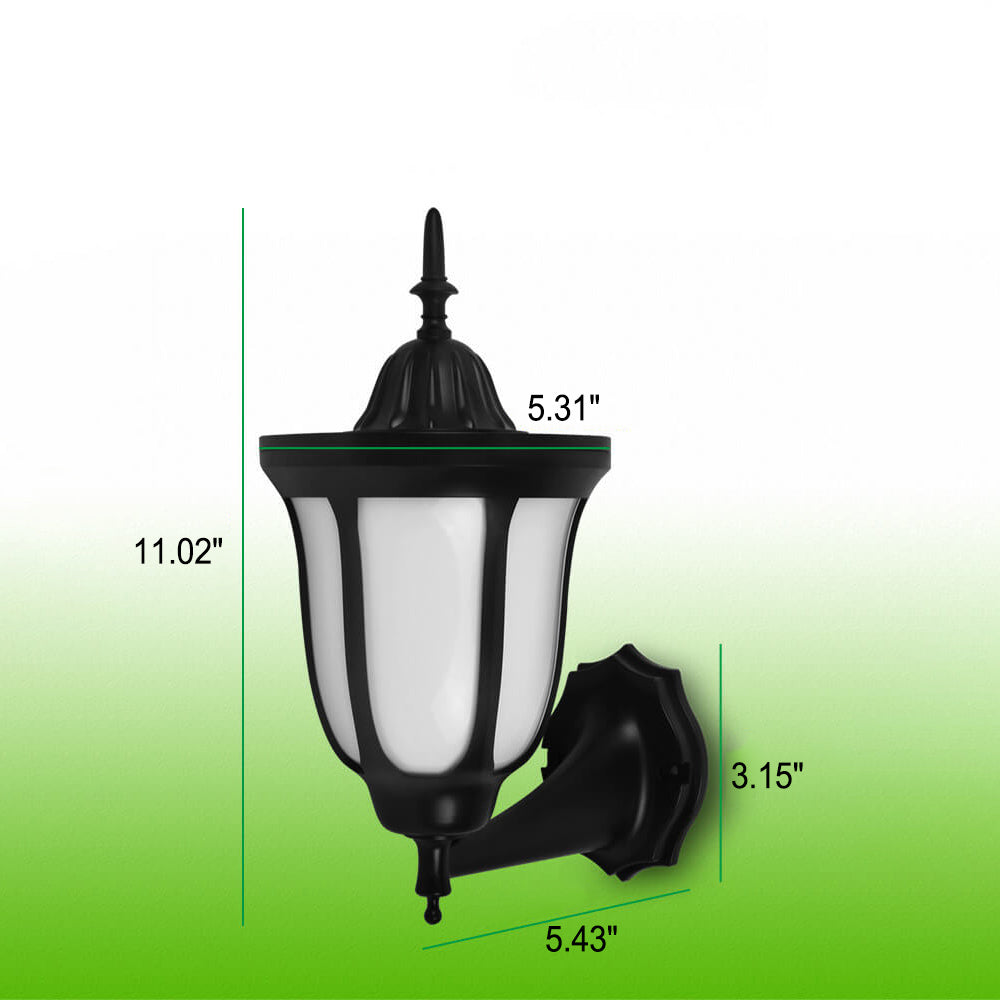 Floroux Solar Lanterns | LED Wall Light | Flame Effect | Waterproof & Outdoor Landscape Lighting