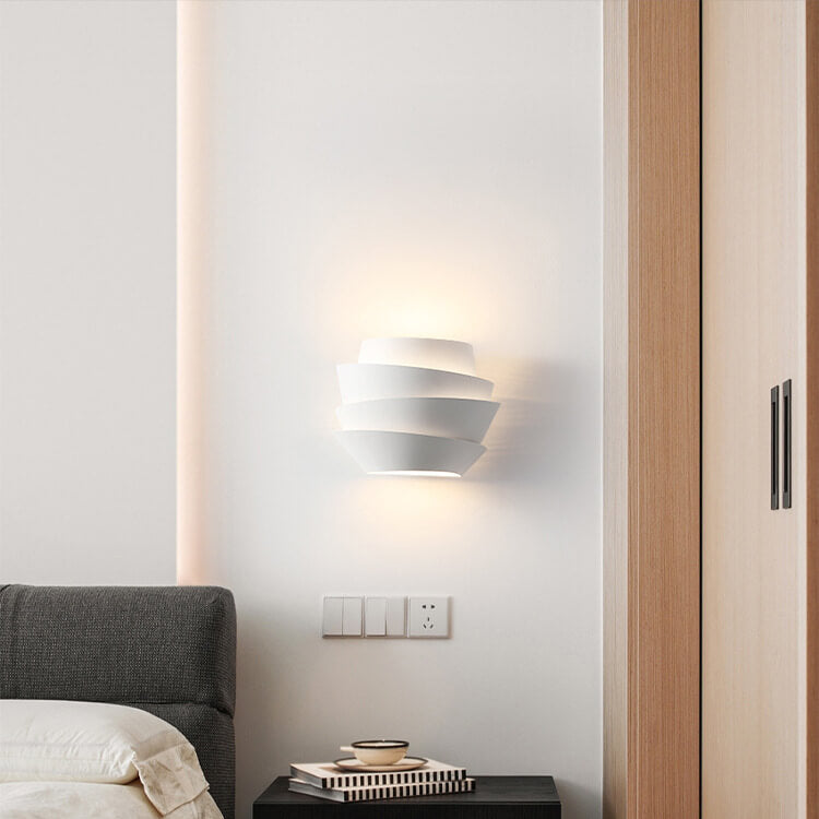 Floroux Lampe murale scandinave à double éclairage | Design moderne | Idéal pour le salon et la chambre