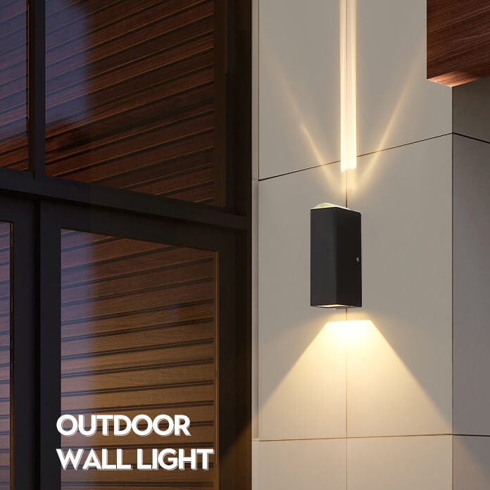 Floroux LED Outdoor Wall Light | Waterproof & Modern Design | Rectangular Outdoor Lamp for Home & Garden