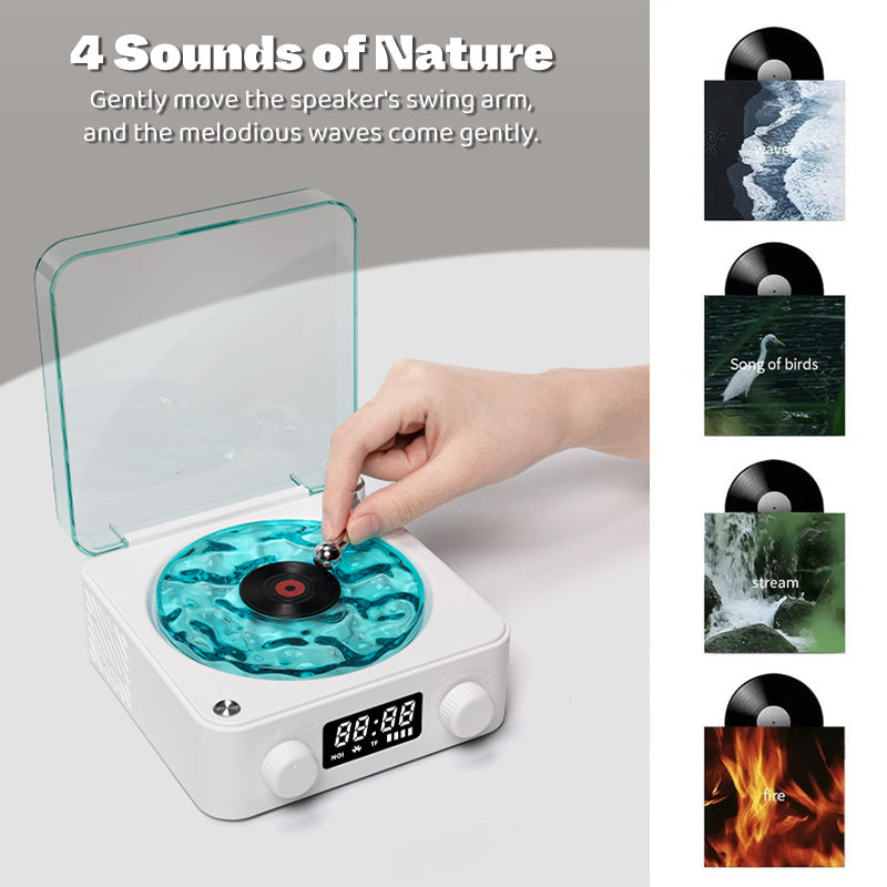 Waves Retro Lecteur de Vinyle Bluetooth