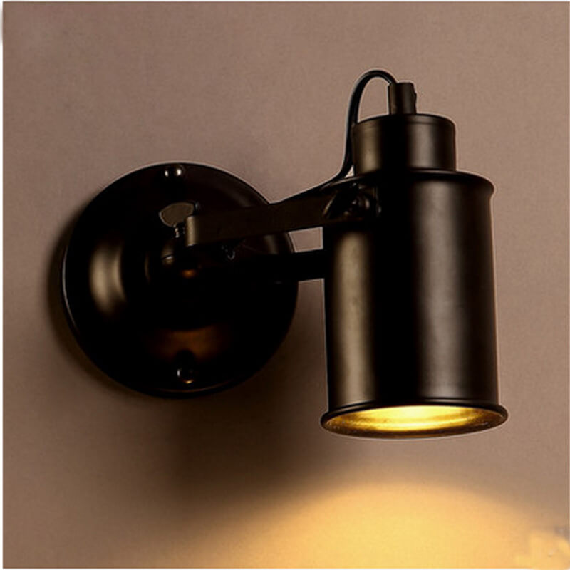 Floroux - lampe murale en fer forgé élégante avec bras réglable pour une ambiance industrielle