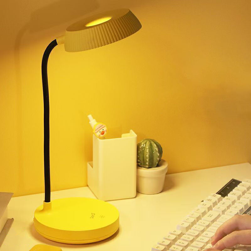 Floroux Lampe de Table LED Minimaliste | Chargement USB | Protection des Yeux | Contrôle Tactile | Design Moderne