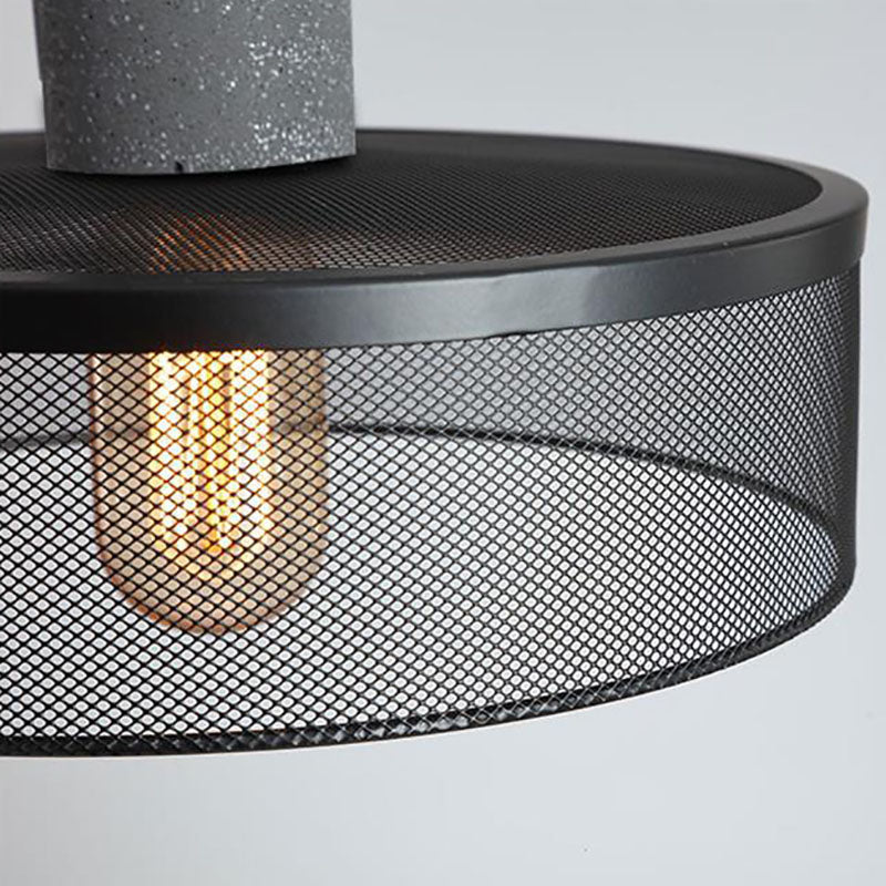 Floroux Industrial Design Hanging Light in Concrete | Cylindrical Shape | Modern Look | Perfect for the Living Room
