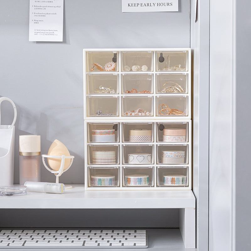 Tiroir anti-poussière Floroux Grid pour rangement de bureau