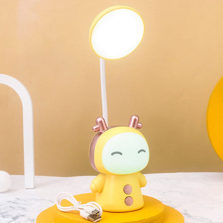Floroux Lampe de Bureau LED Cartoon | Lumière Colorée Amie des Yeux | Design Adapté aux Enfants