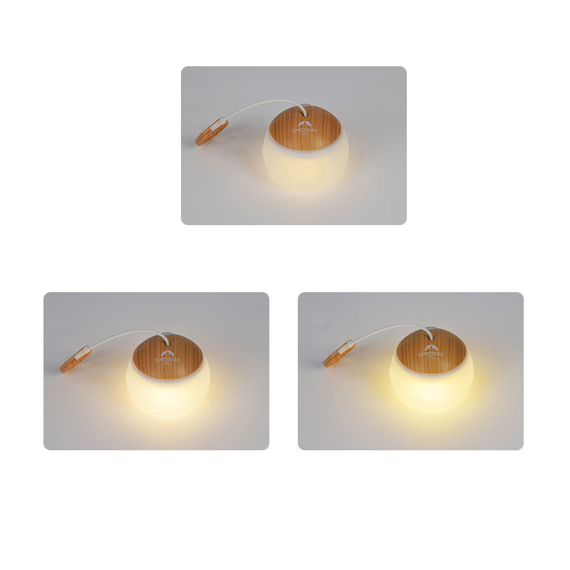 Floroux LED camping lamp minimalist | Rechargeable via USB | Portable and hanging | 3/4 brightness levels | Outdoor light