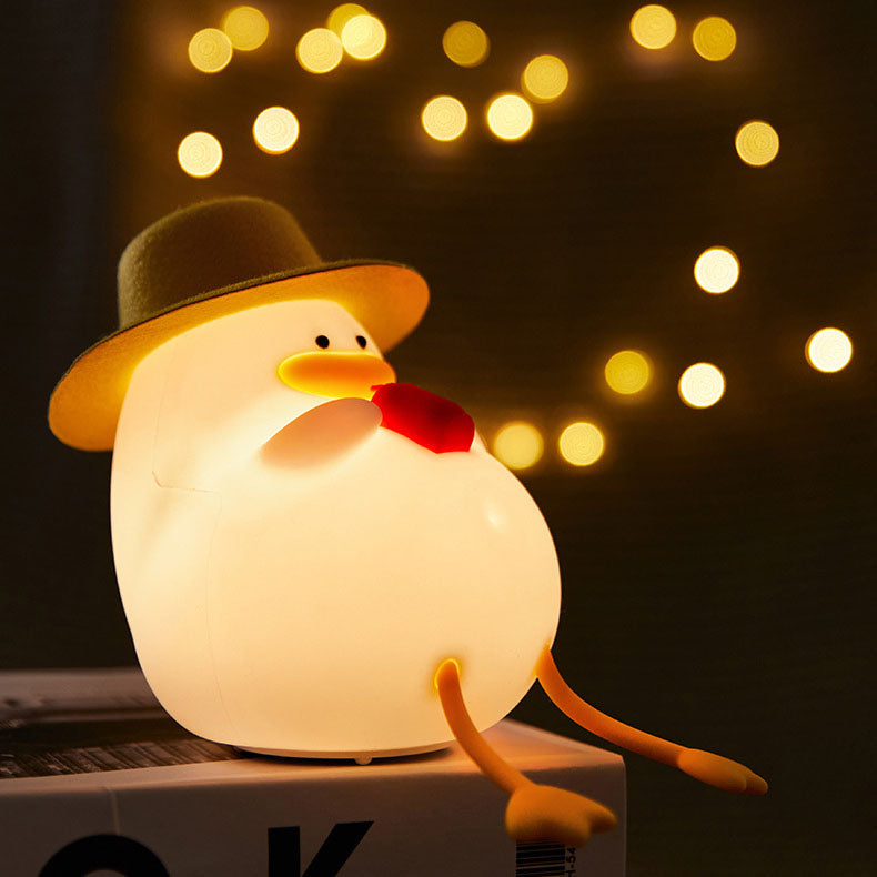 Lampe de nuit LED en silicone Duck