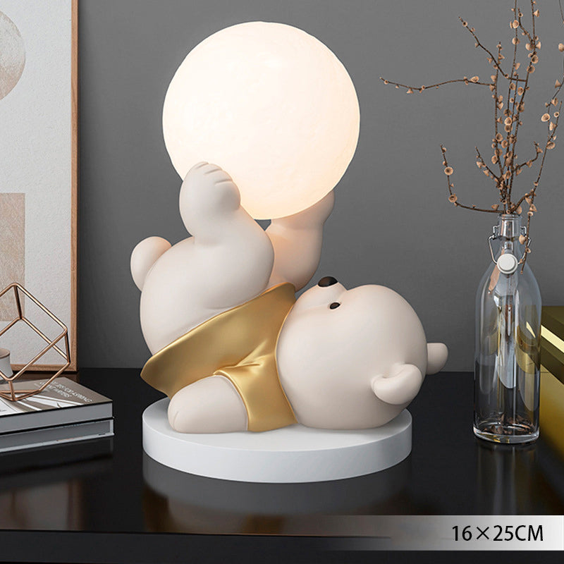 Floroux Bear | Lampe de touche ours en peluche
