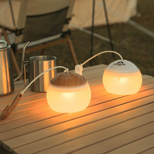 Floroux LED camping lamp minimalist | Rechargeable via USB | Portable and hanging | 3/4 brightness levels | Outdoor light