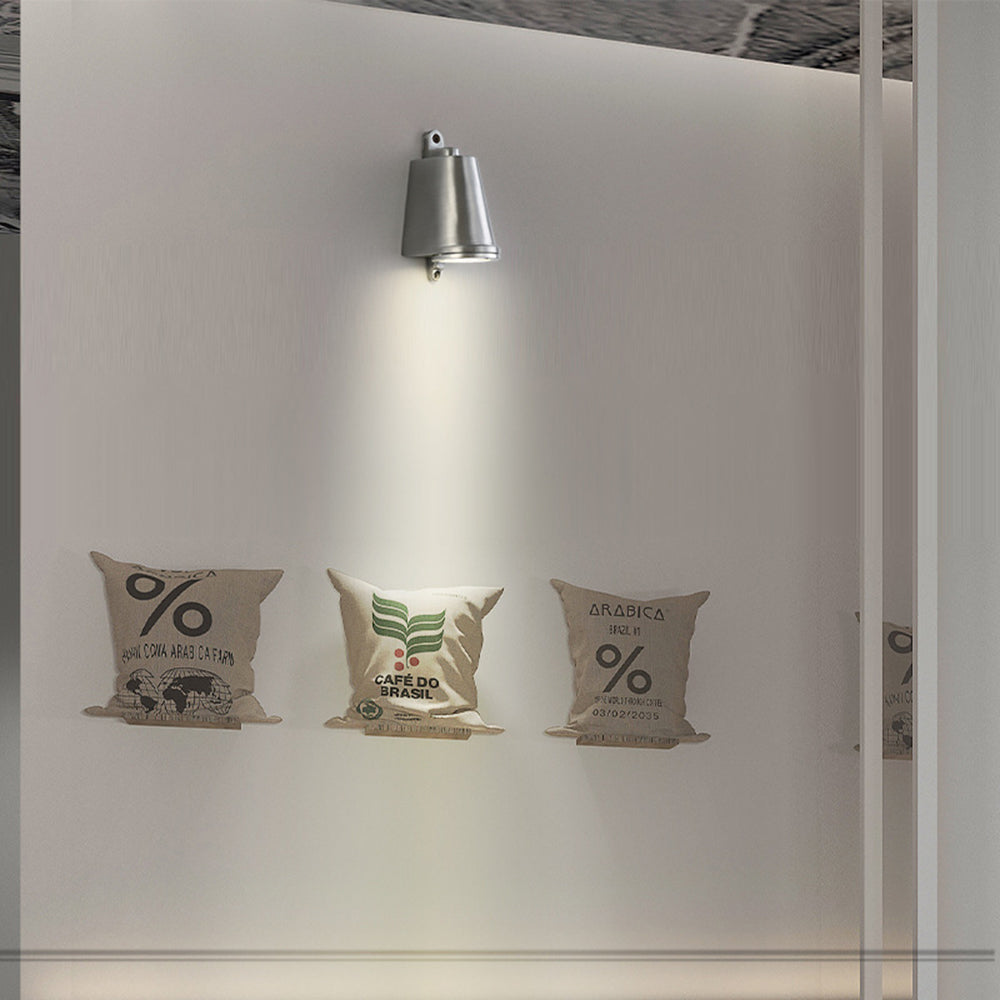 Floroux Lampe Murale Extérieure en Métal en Forme de Cloche