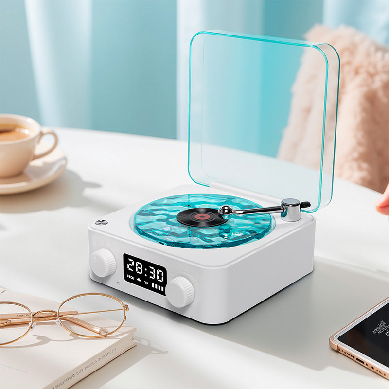 Waves Retro Lecteur de Vinyle Bluetooth