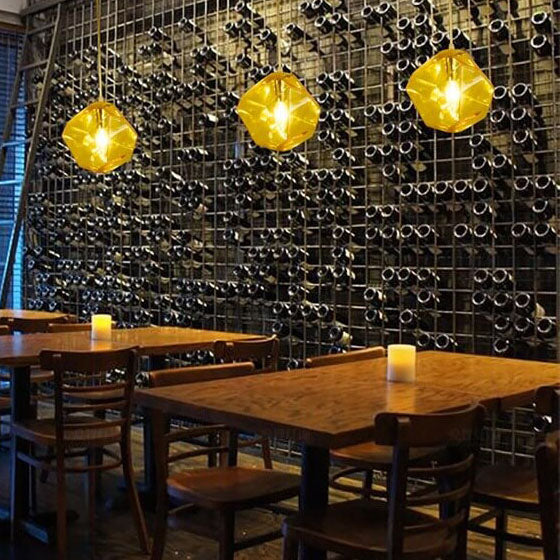 Floroux Suspension Light | Modern Glass Design | Irregular Shape | Living Room Light