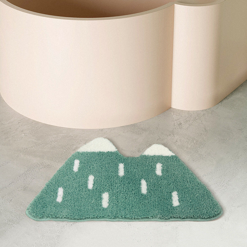 Tapis de bain absorbant de montagne japonaise