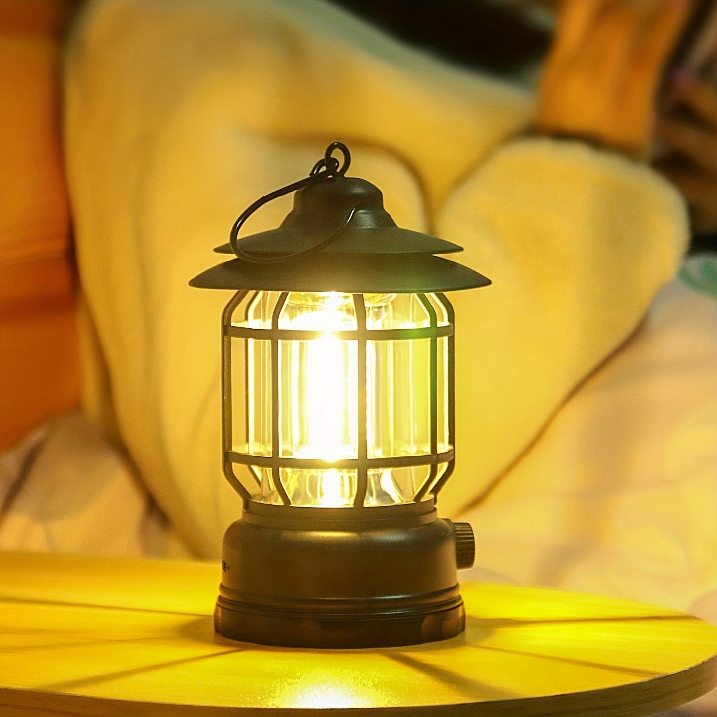 RetroGlow Lampe – Dimmable Lampe LED Rechargeable Extérieur