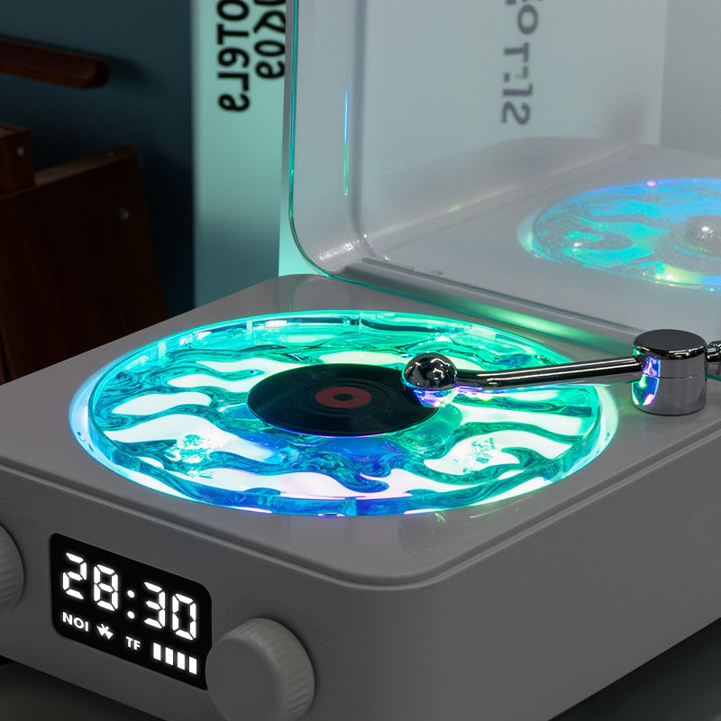 Waves Retro Lecteur de Vinyle Bluetooth