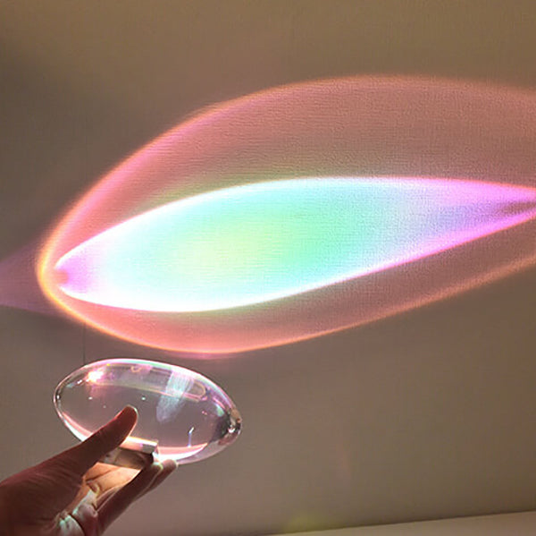Floroux LED table lamp | Creative crystal projector | Angel eye design | Color changing + remote control