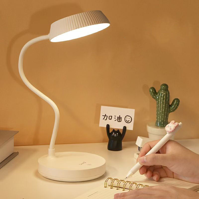 Floroux Lampe de Table LED Minimaliste | Chargement USB | Protection des Yeux | Contrôle Tactile | Design Moderne