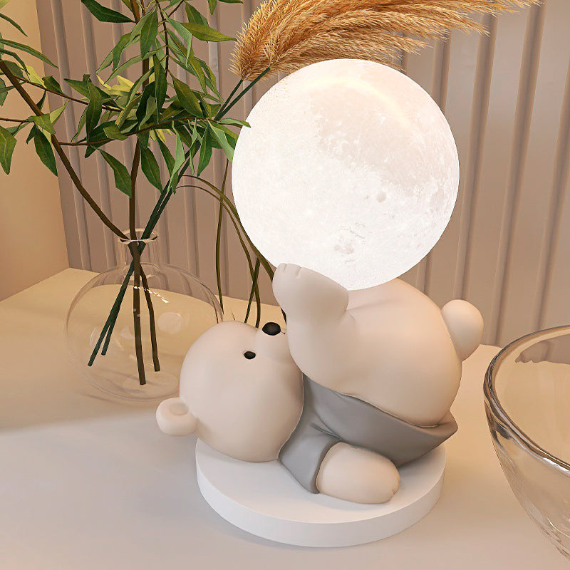 Floroux Bear | Lampe de touche ours en peluche