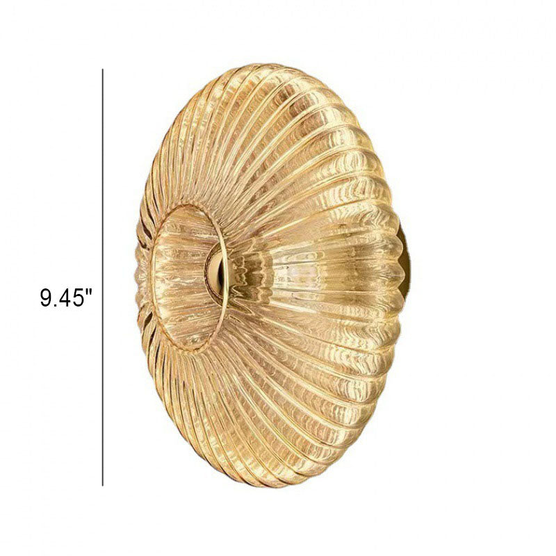 Floroux Vintage Wall Sconce | Textured Glass | Timeless Design