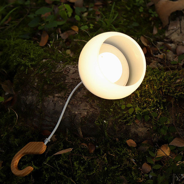 Floroux LED camping lamp minimalist | Rechargeable via USB | Portable and hanging | 3/4 brightness levels | Outdoor light