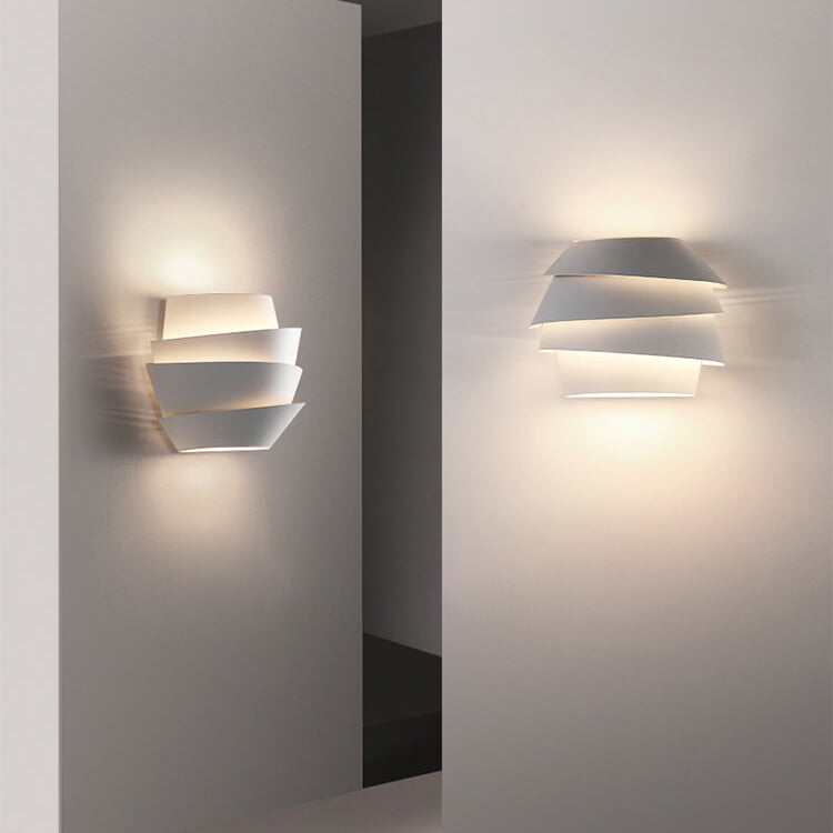 Floroux Lampe murale scandinave à double éclairage | Design moderne | Idéal pour le salon et la chambre