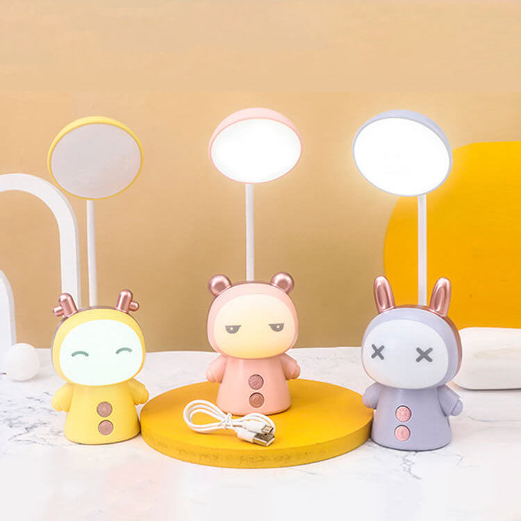 Floroux Lampe de Bureau LED Cartoon | Lumière Colorée Amie des Yeux | Design Adapté aux Enfants
