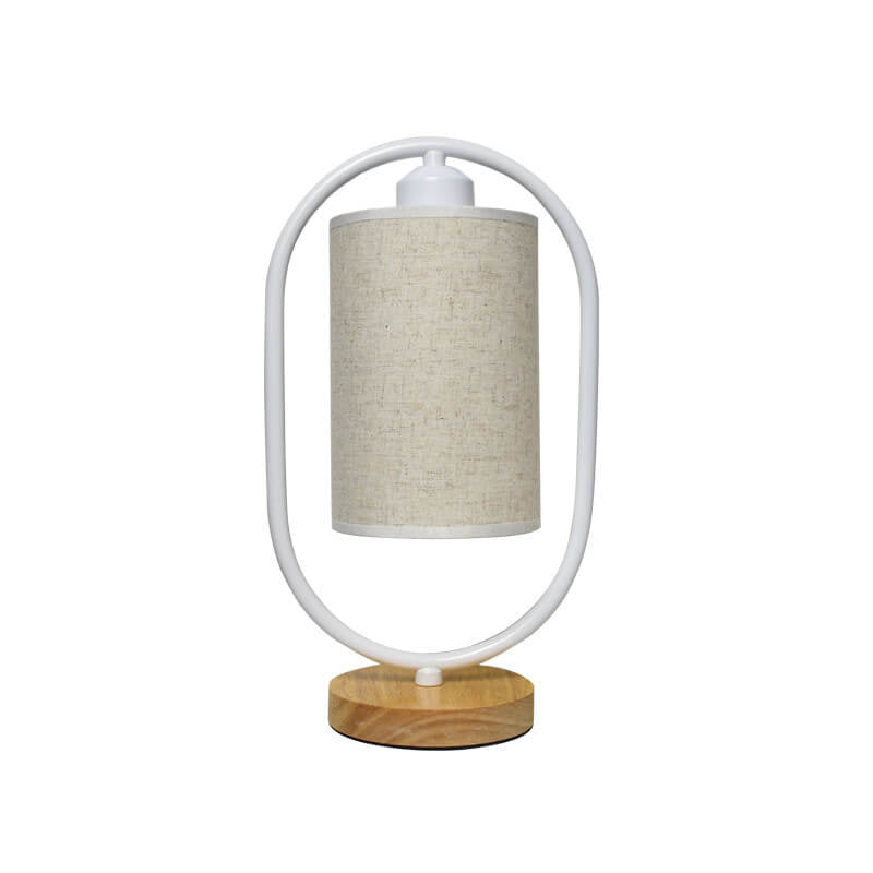 Floroux Lampe de Table Nordic | Dimmable | Abat-jour en Lin | Éclairage LED pour la Maison