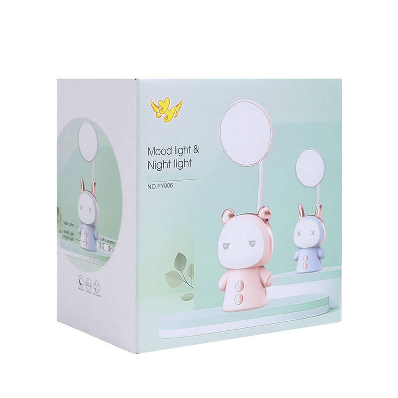 Floroux Lampe de Bureau LED Cartoon | Lumière Colorée Amie des Yeux | Design Adapté aux Enfants