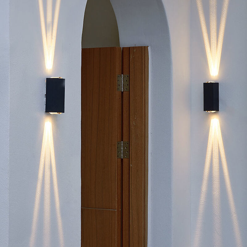 Floroux LED Outdoor Wall Light | Waterproof & Modern Design | Rectangular Outdoor Lamp for Home & Garden
