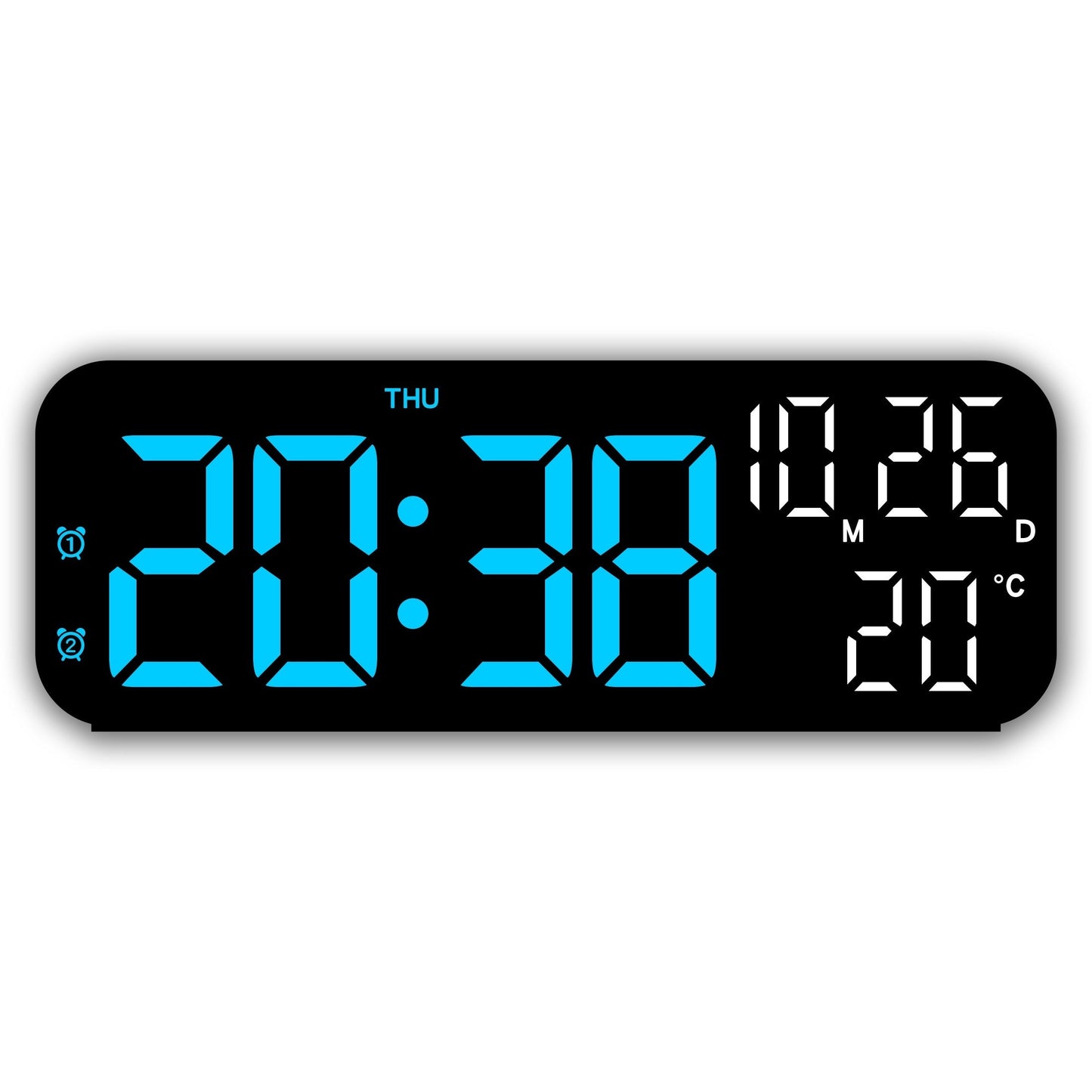 DeskTime - Horloge USB numérique élégant avec date