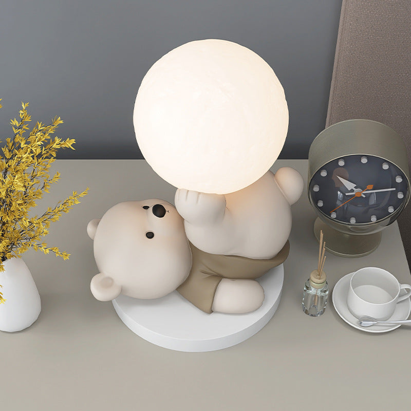 Floroux Bear | Lampe de touche ours en peluche