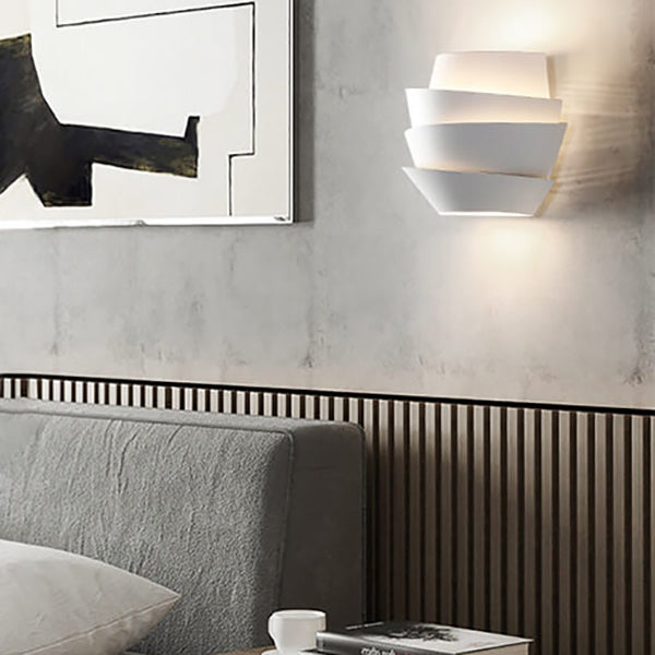 Floroux Lampe murale scandinave à double éclairage | Design moderne | Idéal pour le salon et la chambre