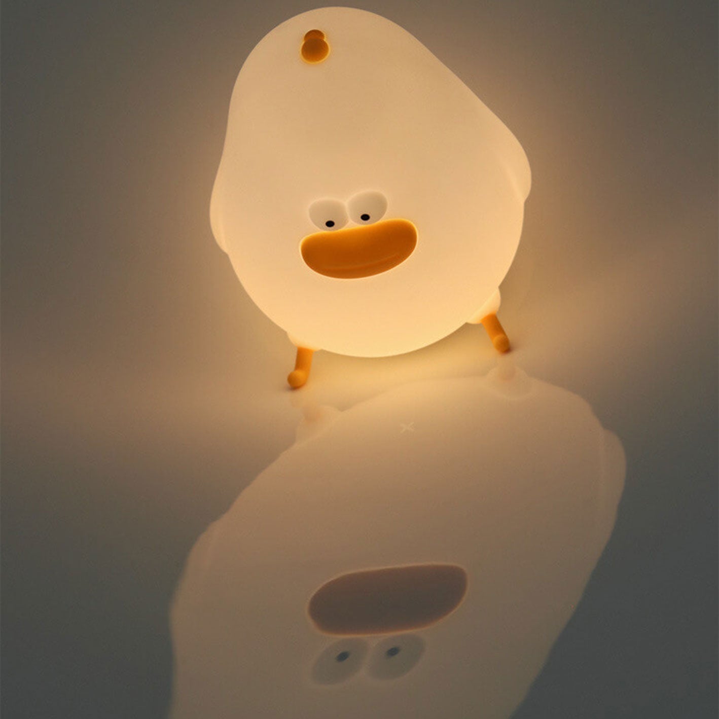 Floroux LED Night Lamp | Cartoon Silicone Chick Design | USB Table Lamp | Light for Children's Room