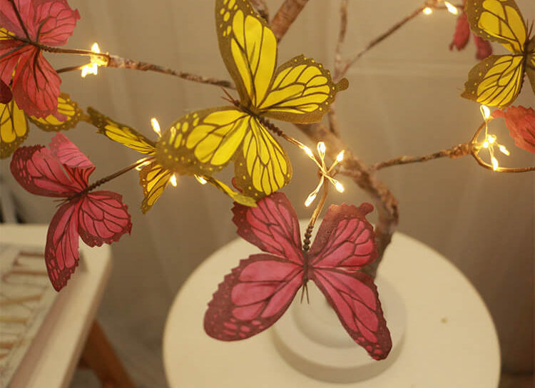 LED table lamp Floroux | Creative butterfly design | Tree light | Ambient light