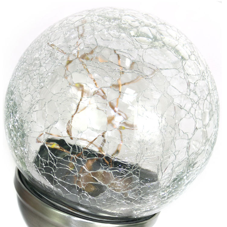 Floroux Solar Garden Light | Lampe à tête ronde LED colorée | Solaire | Lumière de paysage pour pelouses et allées