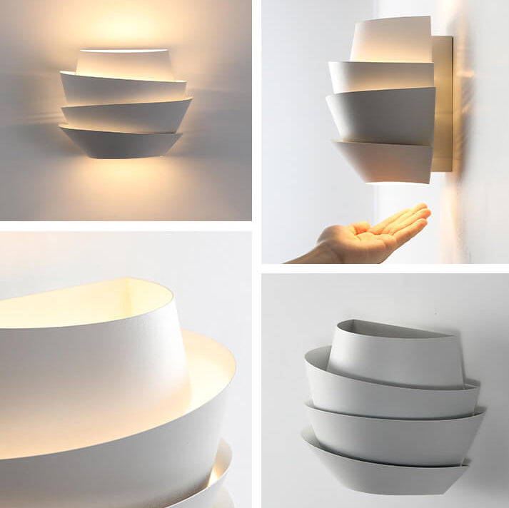 Floroux Lampe murale scandinave à double éclairage | Design moderne | Idéal pour le salon et la chambre