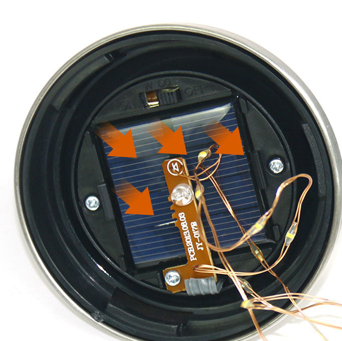 Floroux Solar Garden Light | Lampe à tête ronde LED colorée | Solaire | Lumière de paysage pour pelouses et allées