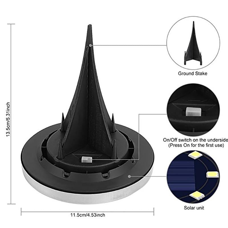 GlowSphere – Éclairage de jardin LED sans fil pour l'extérieur