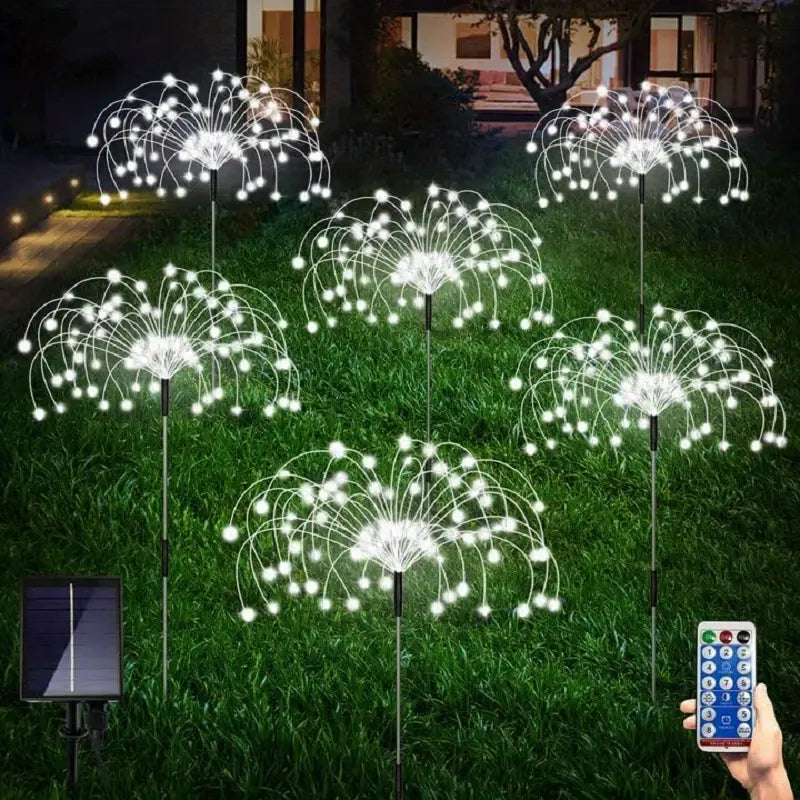 Floroux | Éclairage de jardin de feu d'artifice élégant et moderne