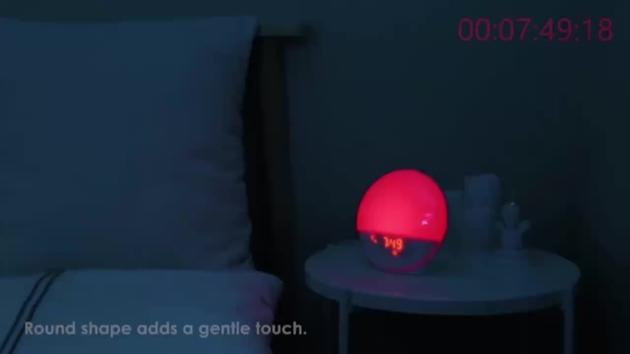 AlarmGlow – Réveil intelligent avec simulateur de lever de soleil et double alarme