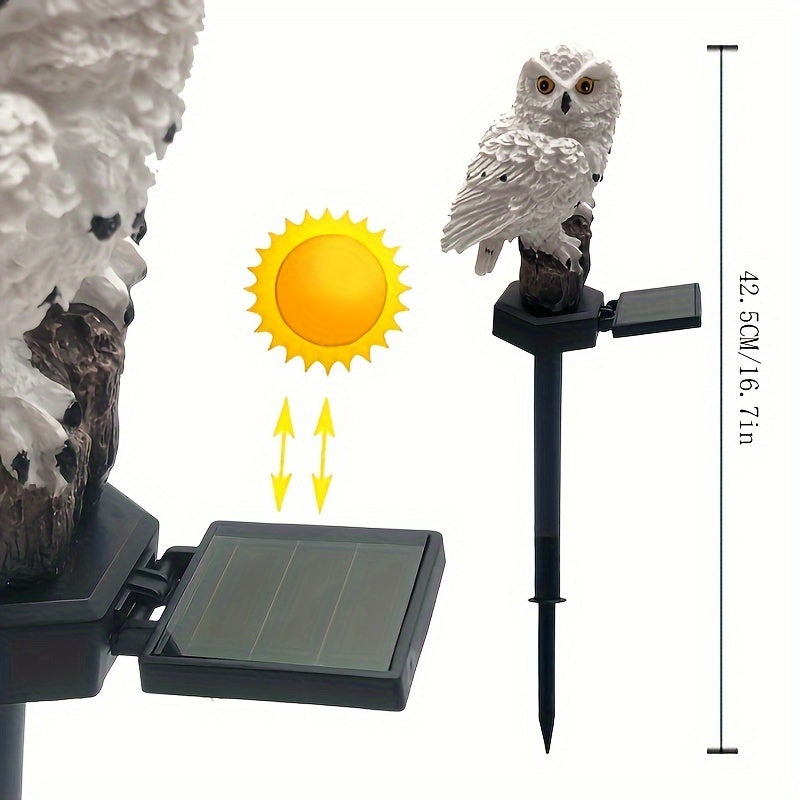 SolarOwl - Lampe de jardin LED moderne avec design unique