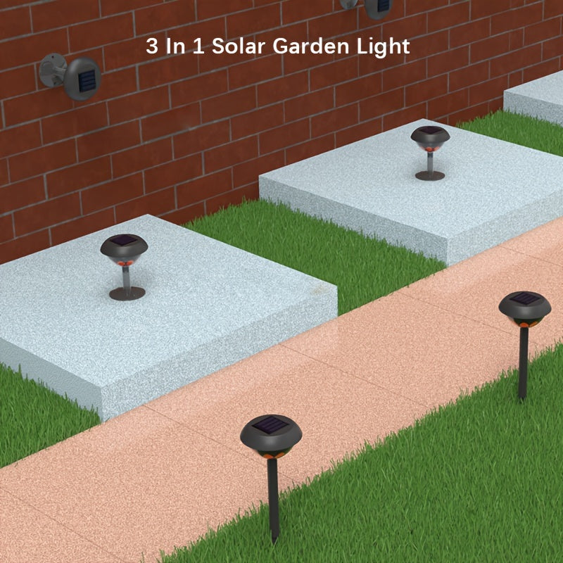 LumiLuxe - Lampe de jardin LED solaire moderne